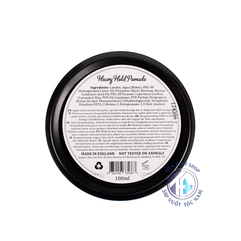 dapper dan heavy hold pomade 100ml