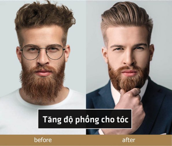tạo độ phồng cho tóc