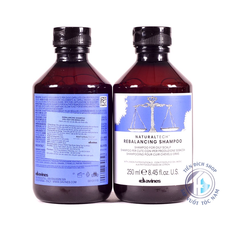 dầu VX88 hà nội tỷ lệ cao trị dầu Davines Natural Tech Rebalancing 250ml
