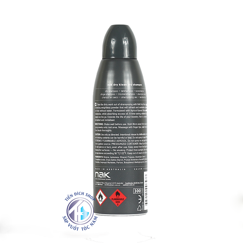 dầu gôi khô Nak Dry Klean Dry Shampoo cao cấp