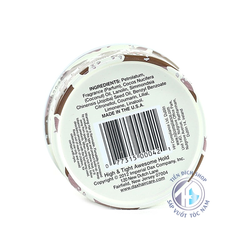 sáp Vx 88 xổ số lô đề Dax Wax High and Tight Pomade