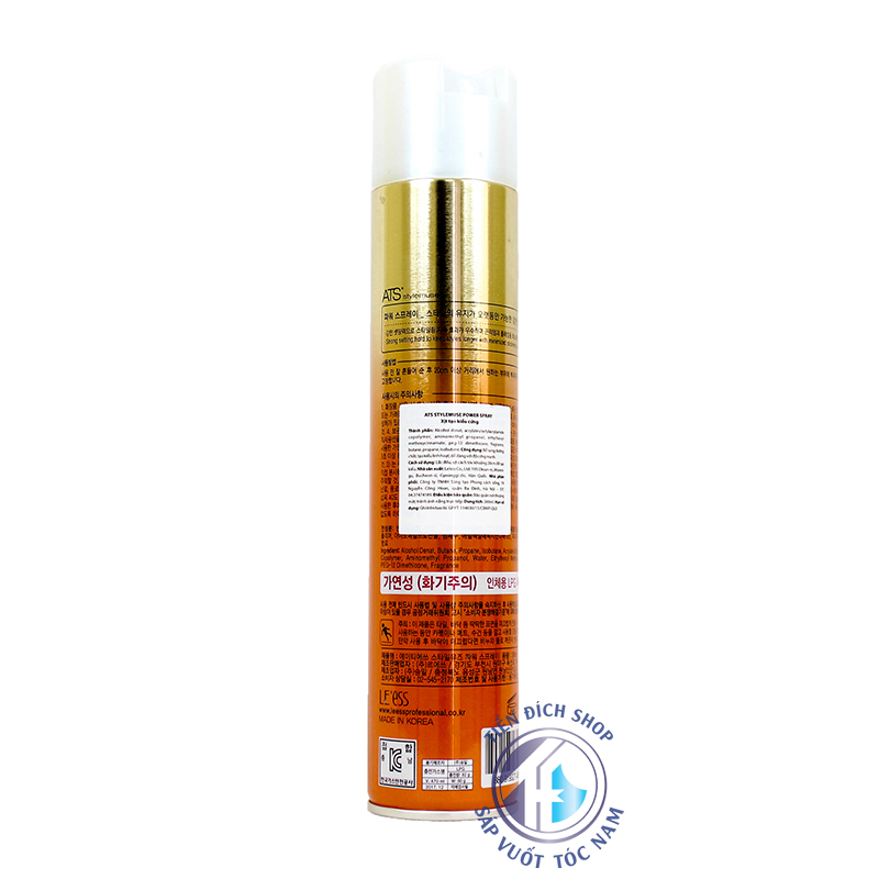 gôm xịt tóc ATS Power Spray 300ml chính hãng