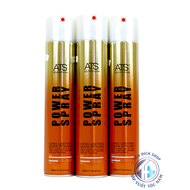 gôm xịt tóc ATS Power Spray 300ml 