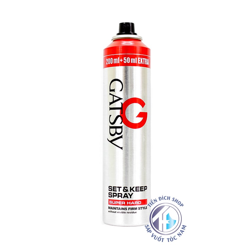 review gôm xịt tóc Gatsby