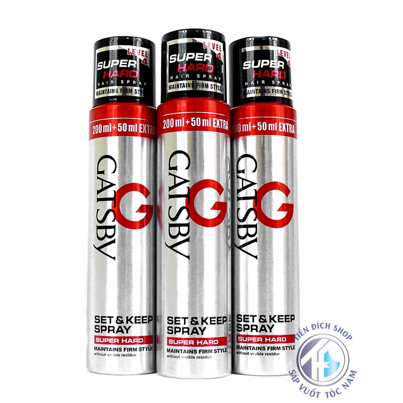 gôm xịt tóc Gatsby