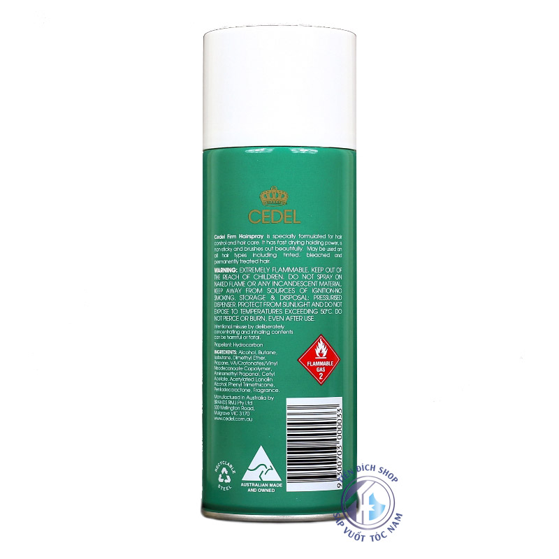 gôm xịt tóc cedel