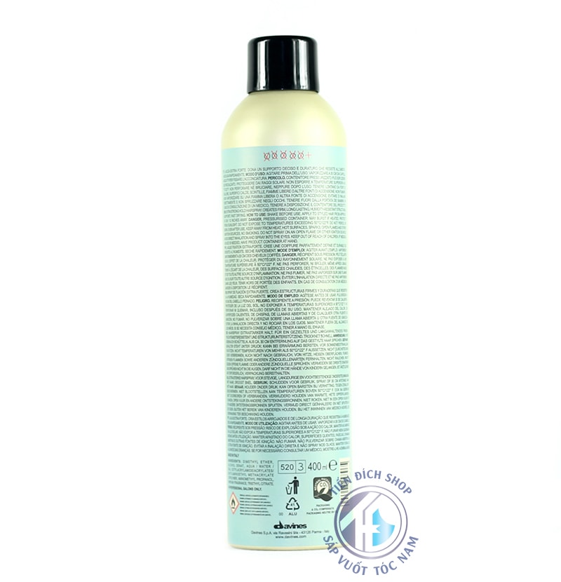 keo xịt tóc davines