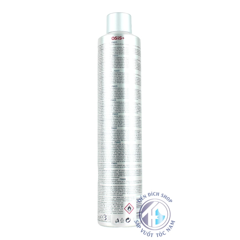 review gôm xịt tóc Osis+ 2 Freeze Finish 500ml