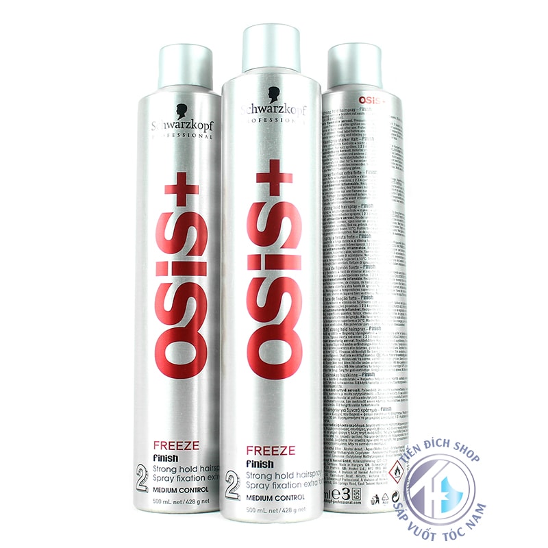 gôm xịt tóc Osis+ 2 Freeze Finish 500ml