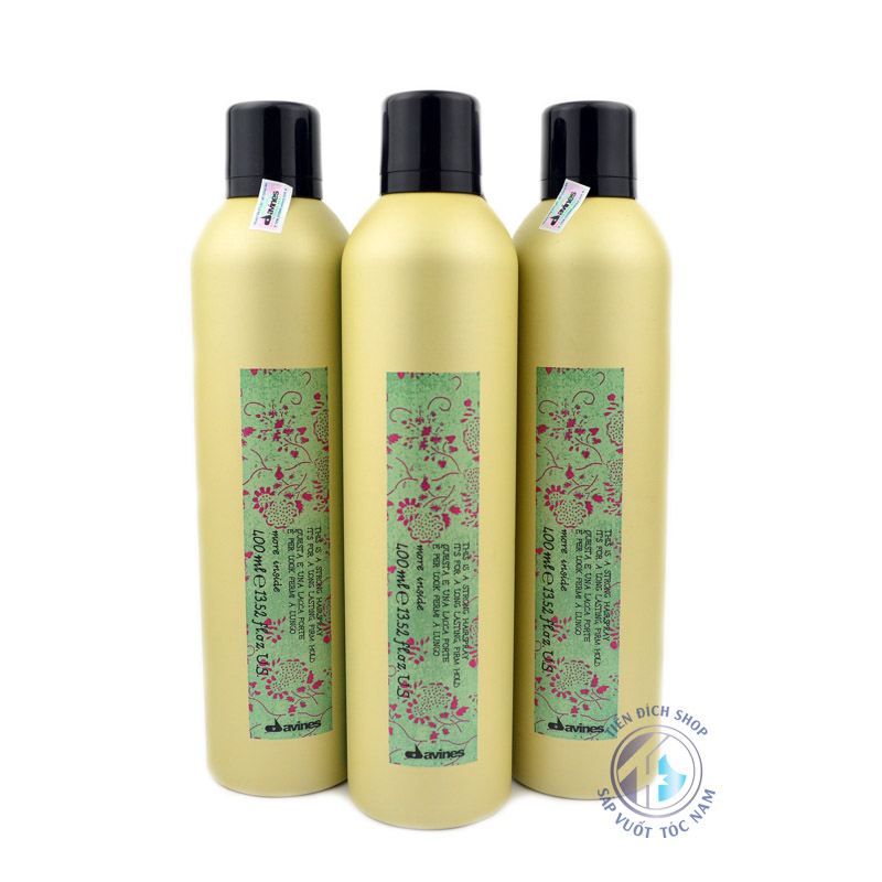 gôm xịt tóc nam davines stong 400ml