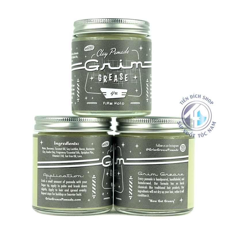 ​Grim Grease Clay Pomade cao cấp nhập khẩu từ Mỹ