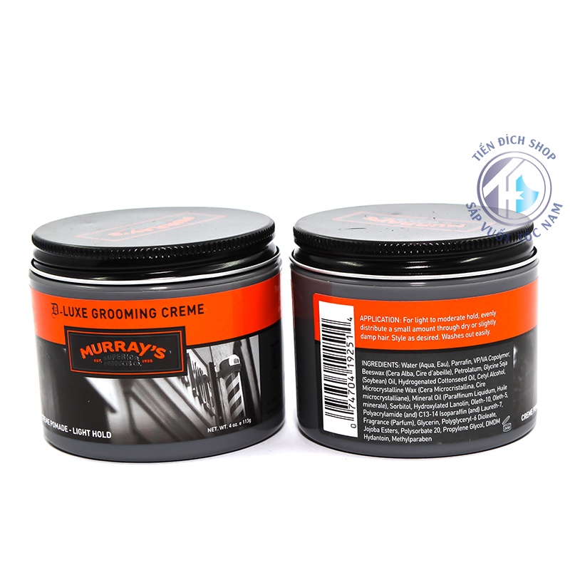 Wax Vx 88 xổ số lô đề thơm Murrays D Luxe Grooming Creme