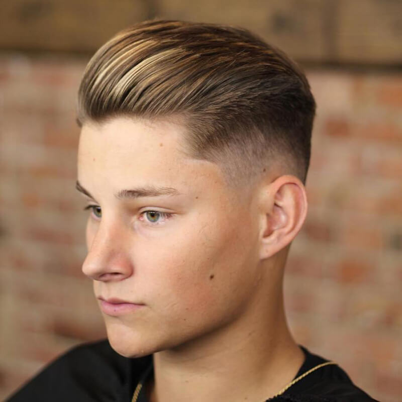 tóc slick back vuốt gel