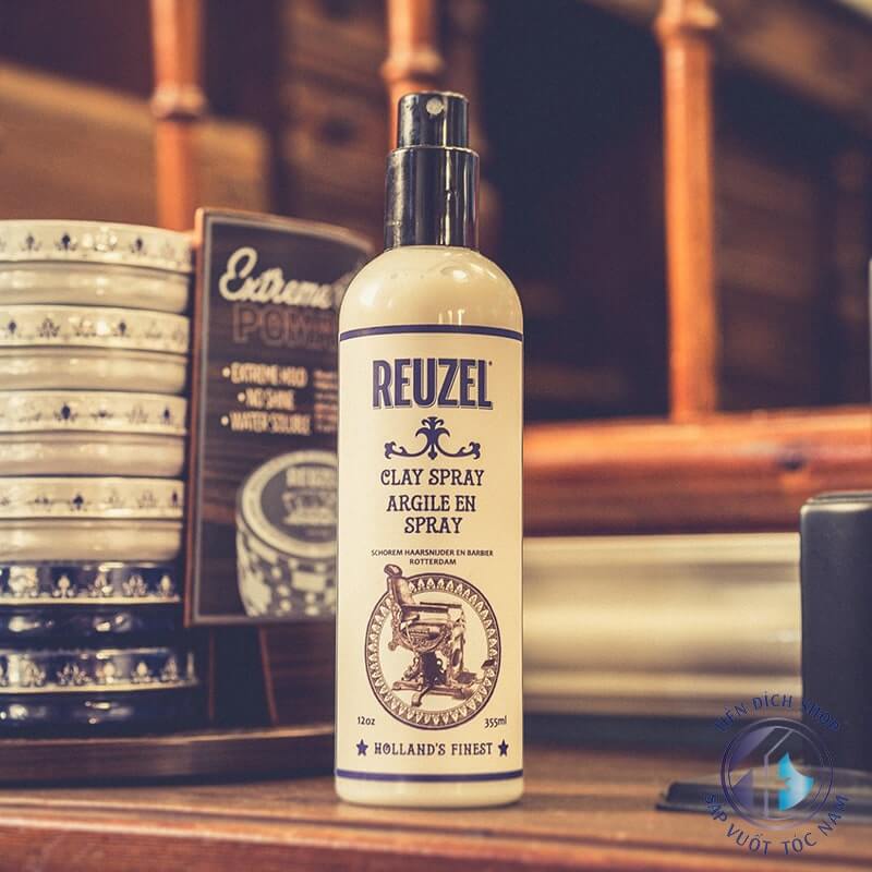 Xịt phồng tóc Prestyling Reuzel Clay Spray [Chính Hãng Nhất]