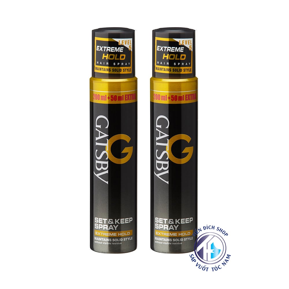 keo xịt tóc Gatsby Extreme Hold