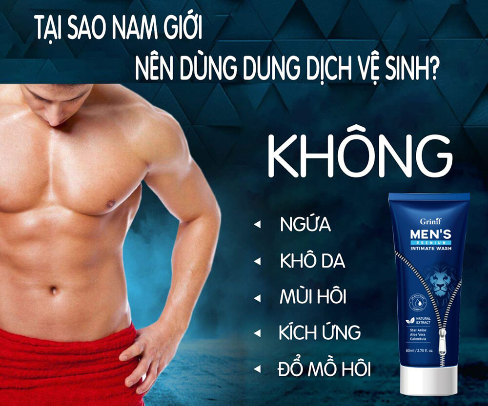 Gel Grinif Men's Premium Intimate Wash