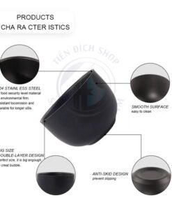bát cạo râu barber thép 304