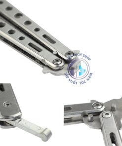 lược bấm gấp gọn bỏ túi Switch Blade thép