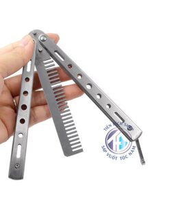 Lược Switch Blade đen thép