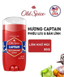 Lăn khử mùi Old Spice Captain 85g - Xanh