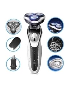 Máy cạo râu đa năng Shaver SK1588 đen trắng 4D 3in1 chính hãng