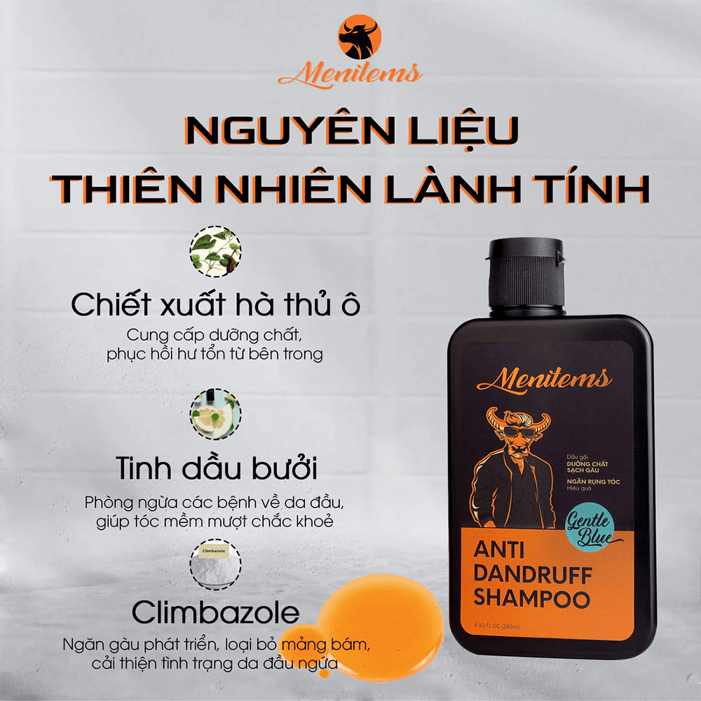 reiew dầu gội menitems