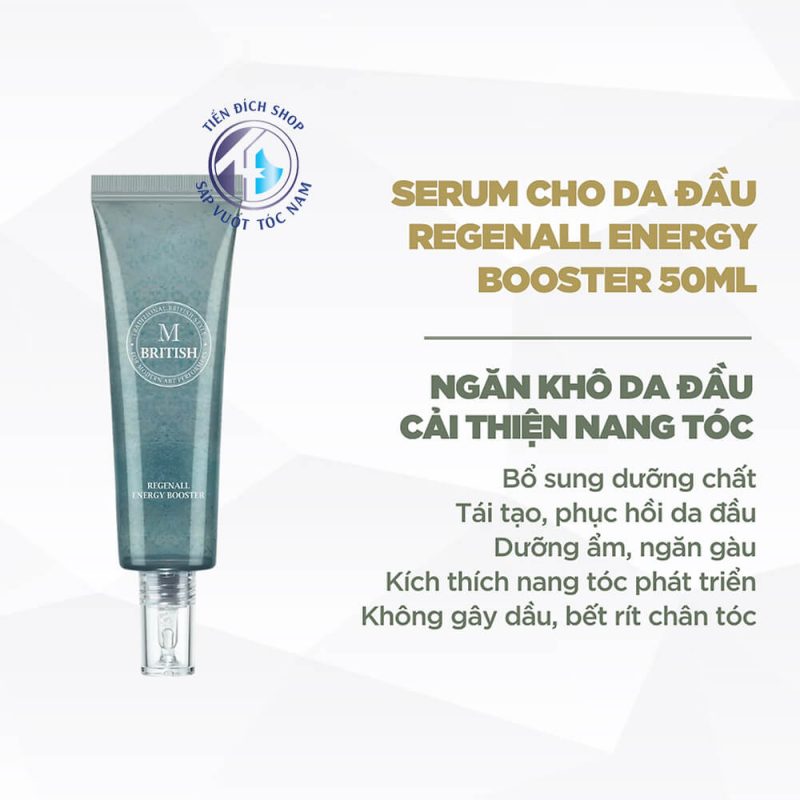 Công dụng của BRITISH M Regenall Energy Booster 50ml