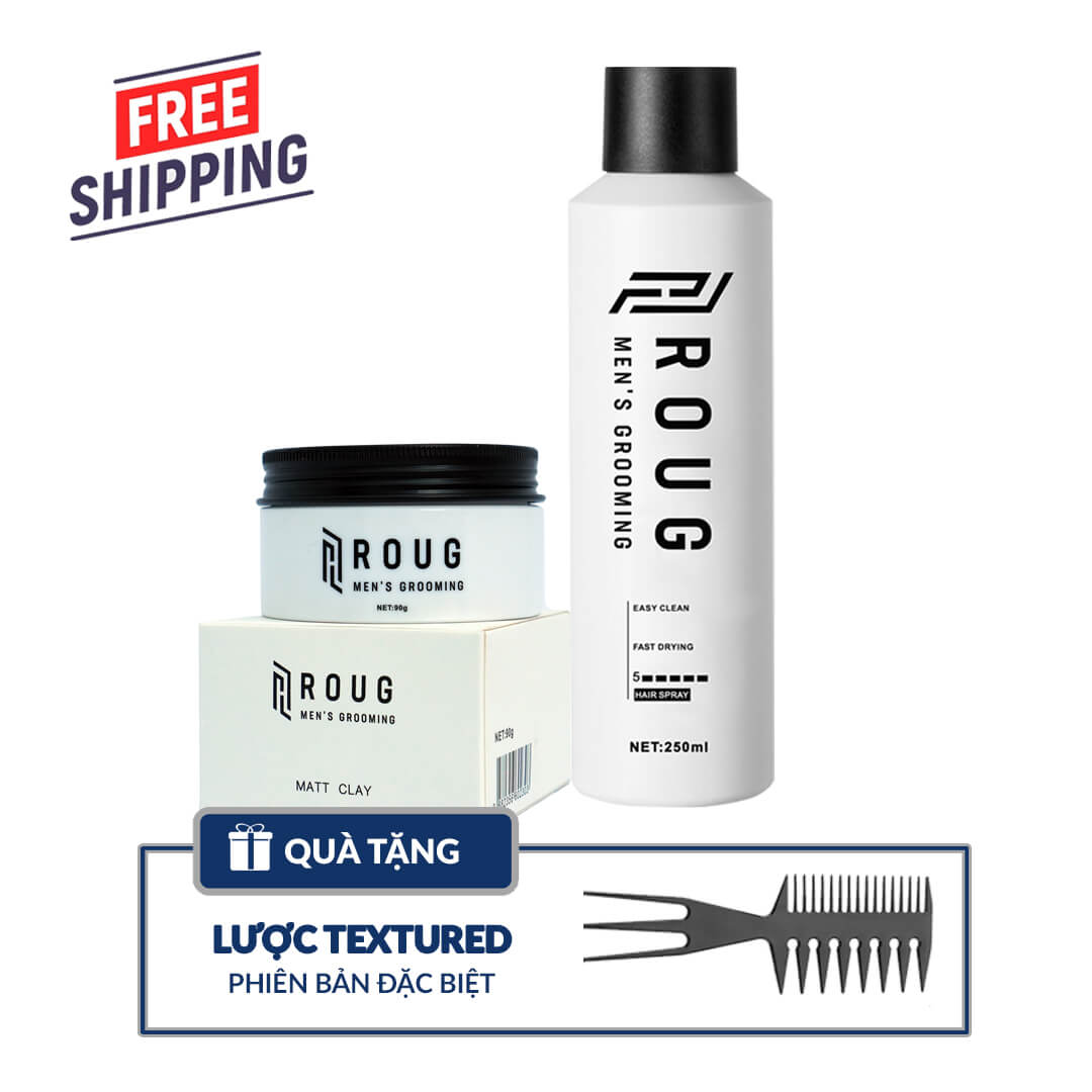 COMBO ROUG TRẮNG TẶNG LƯỢC TEXTURED