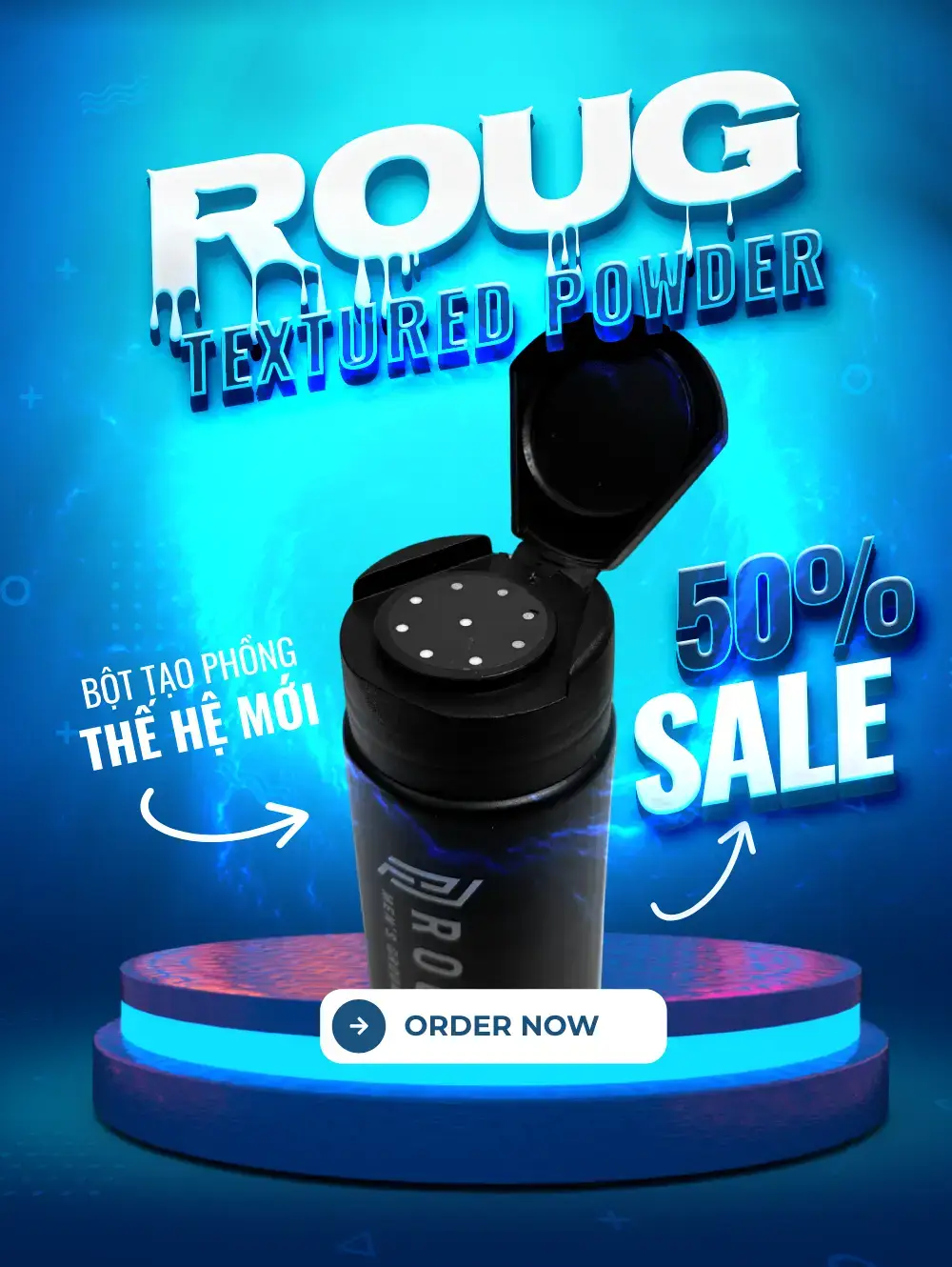 BỘT TẠO PHỒNG ROUG TEXTURED HAIR POWDER