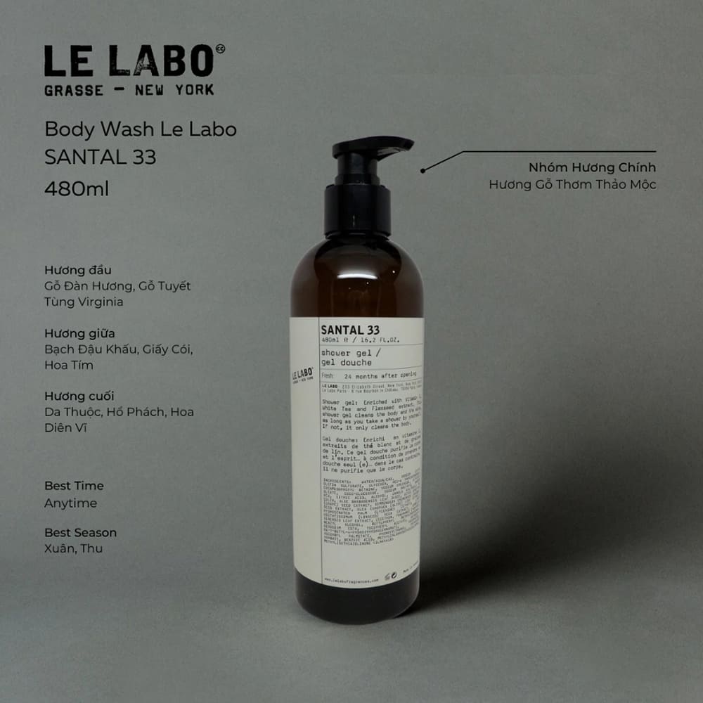 VX88a tải ứng dụng Le Labo Santal 33 Shower Gel