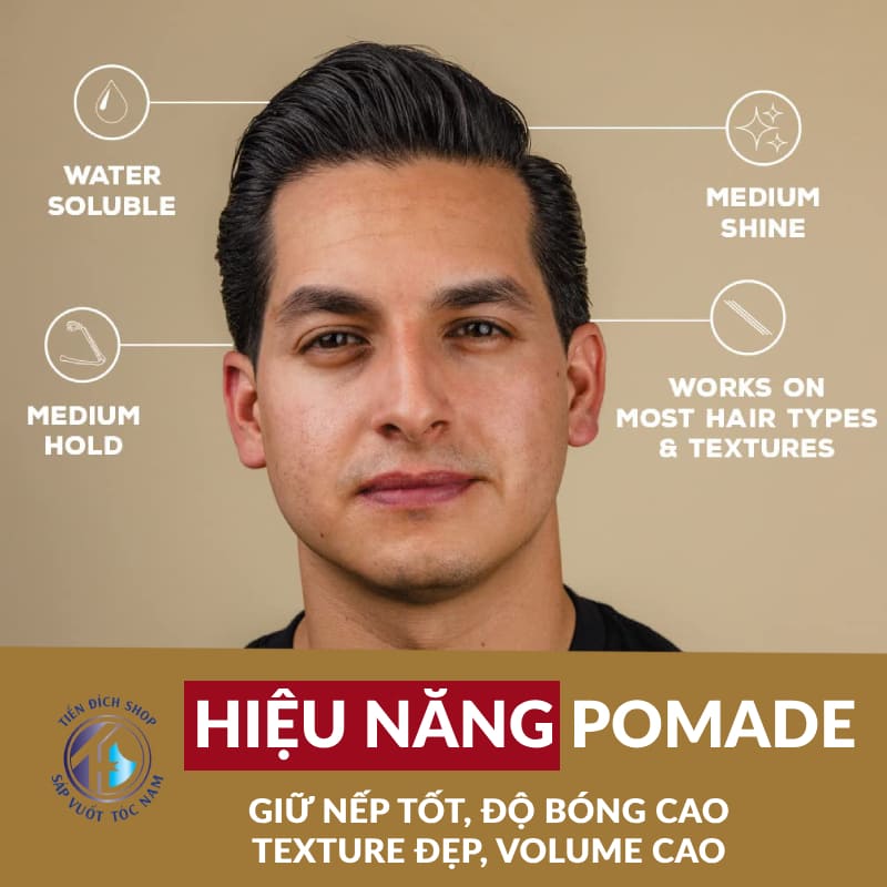 Hiệu năng và đặc tính của Pomade