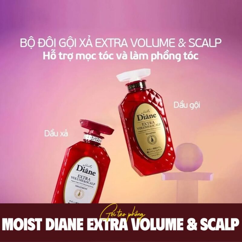Gội tạo phồng tóc Moist Diane Extra Volume & Scalp