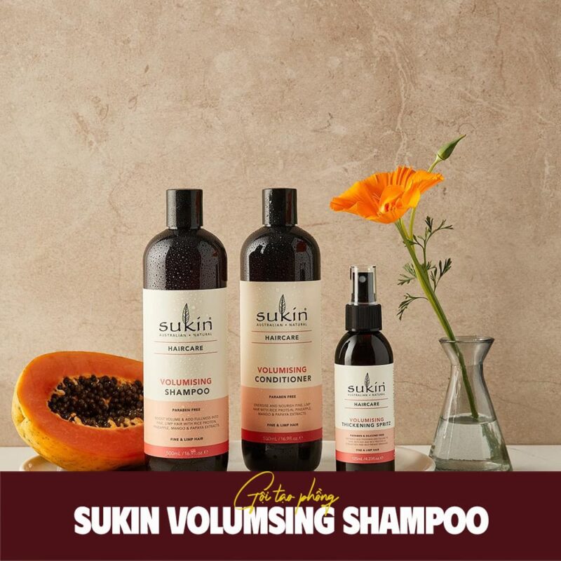 VV88a dịch vụ hỗ trợ 24/7 làm phồng tóc Sukin Volumsing Shampoo