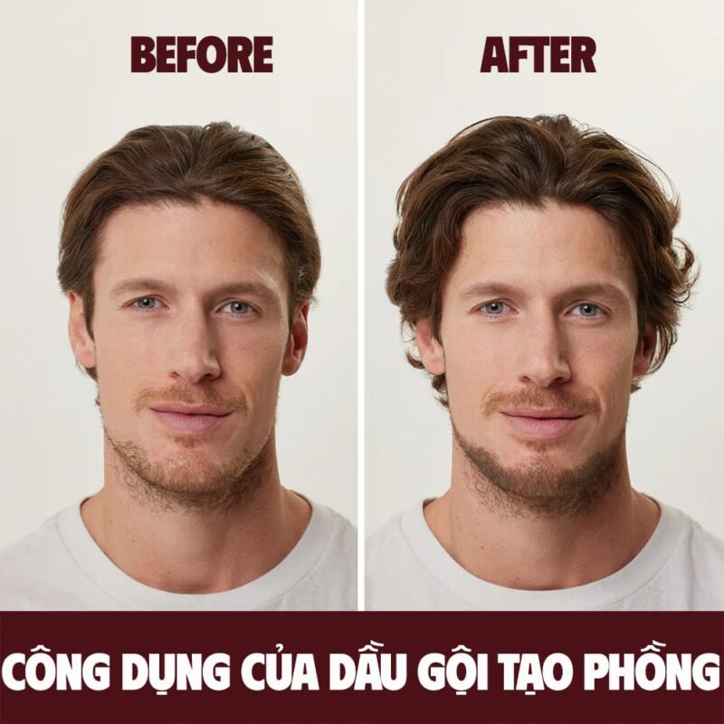 Công dụng dầu gội tạo phồng tóc