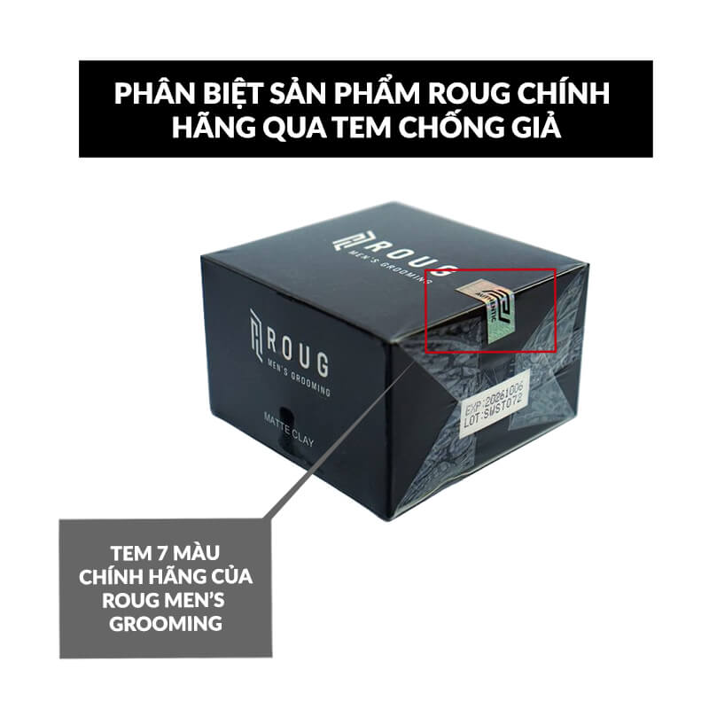 Phân biệt Roug chính hãng qua tem