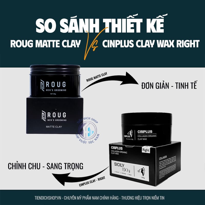 So sánh thiết kế Roug Đen và Cinplus Đen