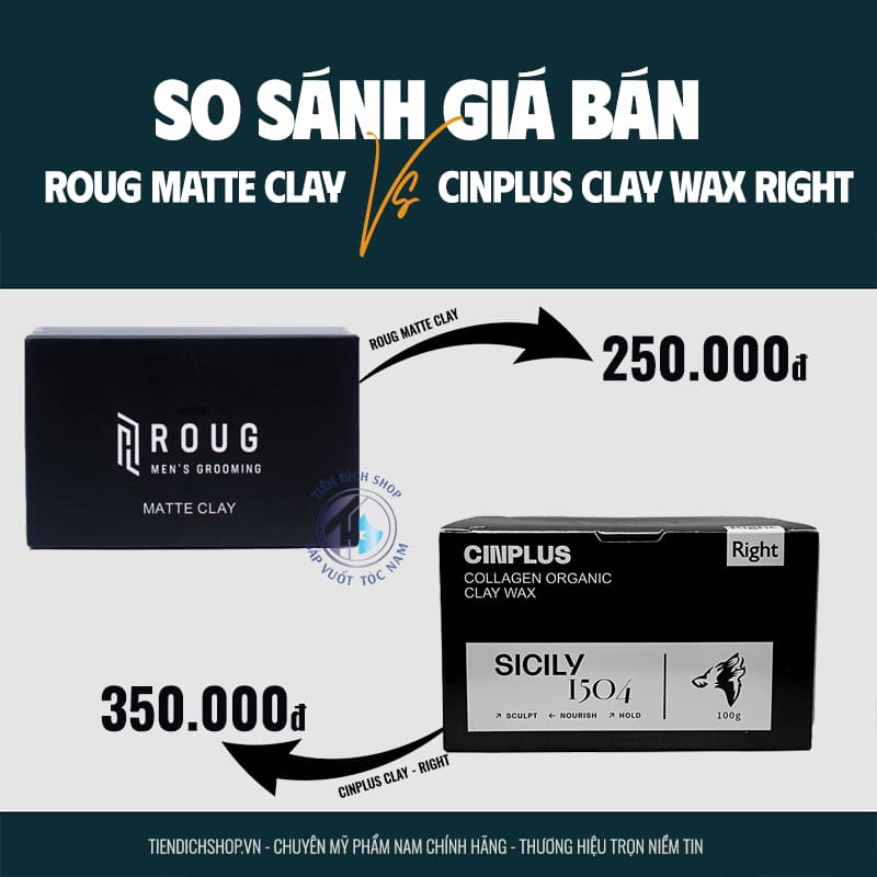 So sánh giá bán Roug Đen và Cinplus Đen