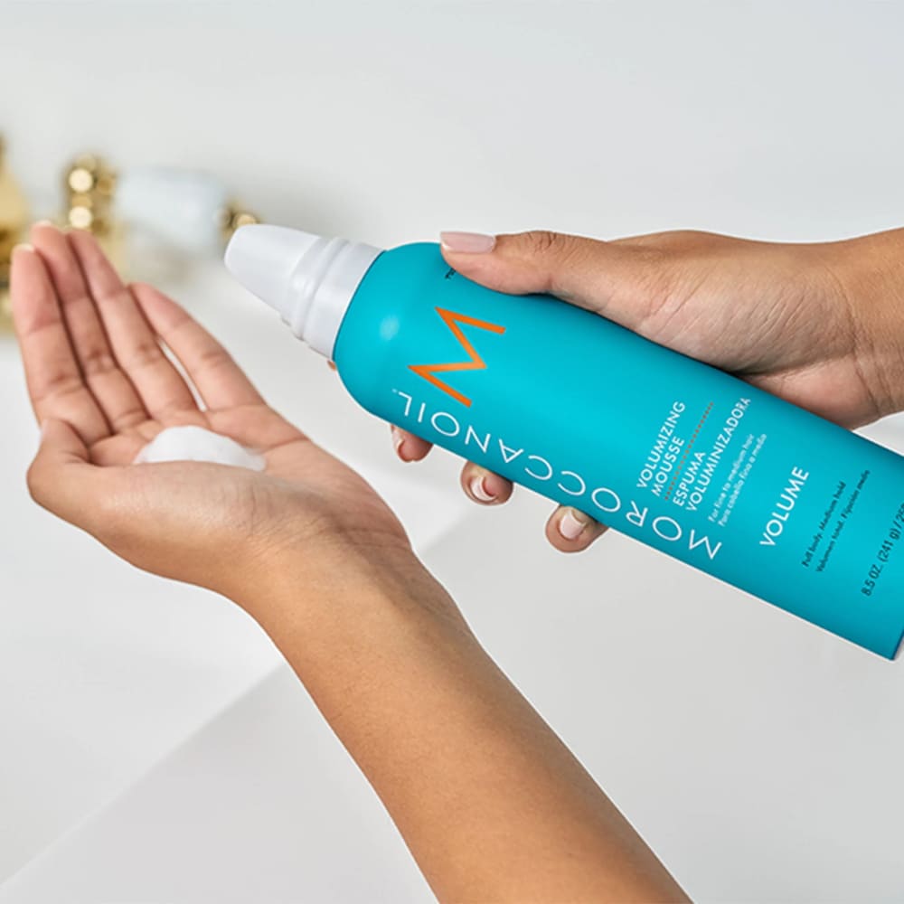 Mousse Vx 88 nạp rút siêu tốc Moroccanoil Volumizing Mousse