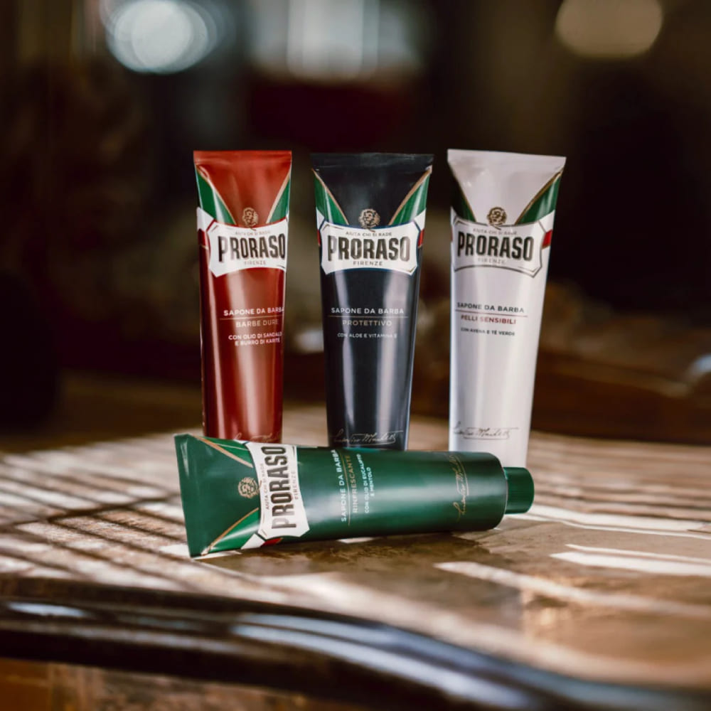 Proraso Shaving Cream (Red - Sandalwood & Shea Butter)