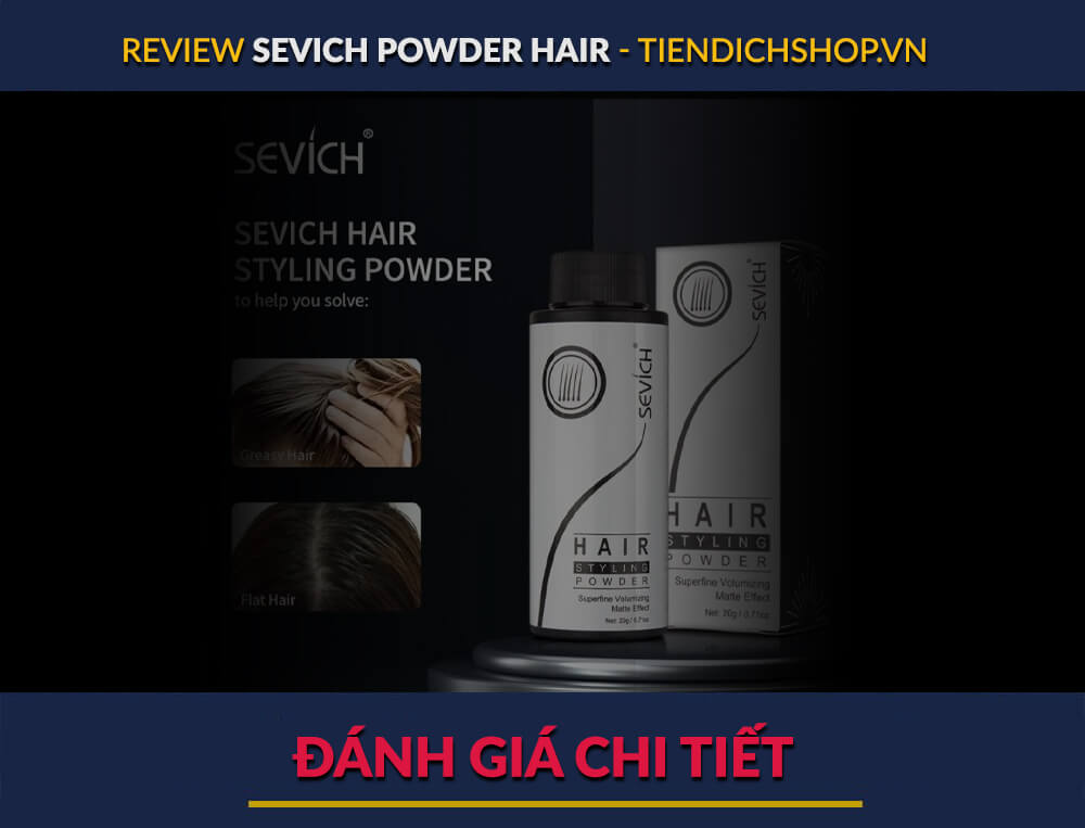 Đánh giá Sevich Hair Powder chi tiết