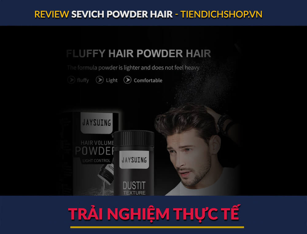 Trải nghiệm Sevich Hair Powder