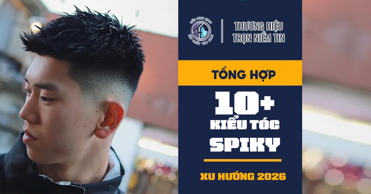 kiểu tóc Spiky đẹp cho nam