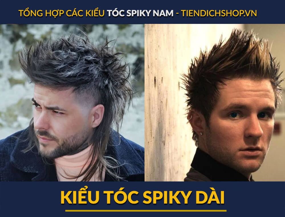 Kiểu tóc Spiky Dài