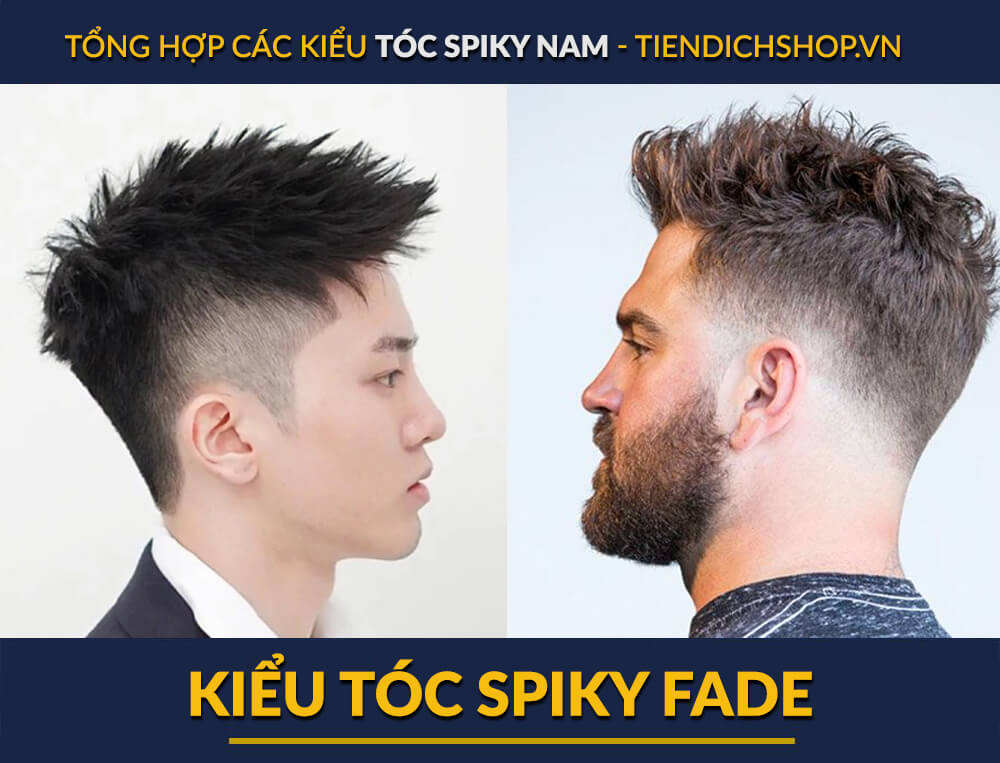 tóc Spiky Fade