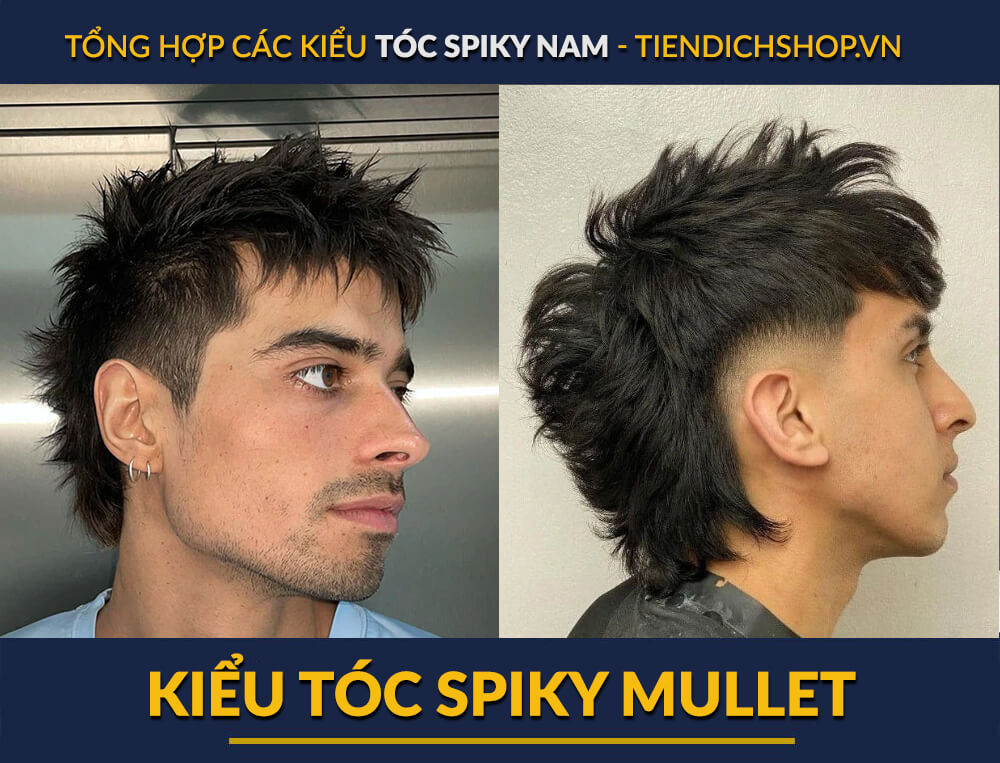 Kiểu tóc Spiky Mullet