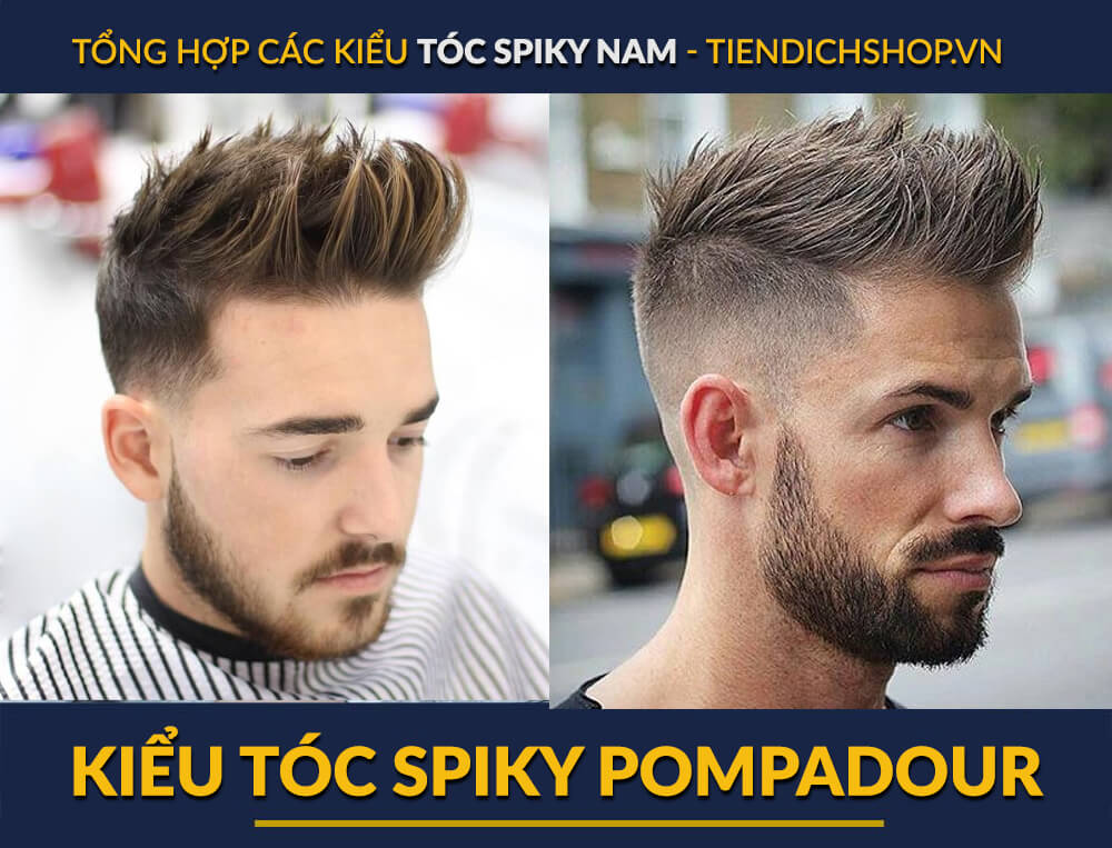 Kiểu tóc Spiky Pompadour