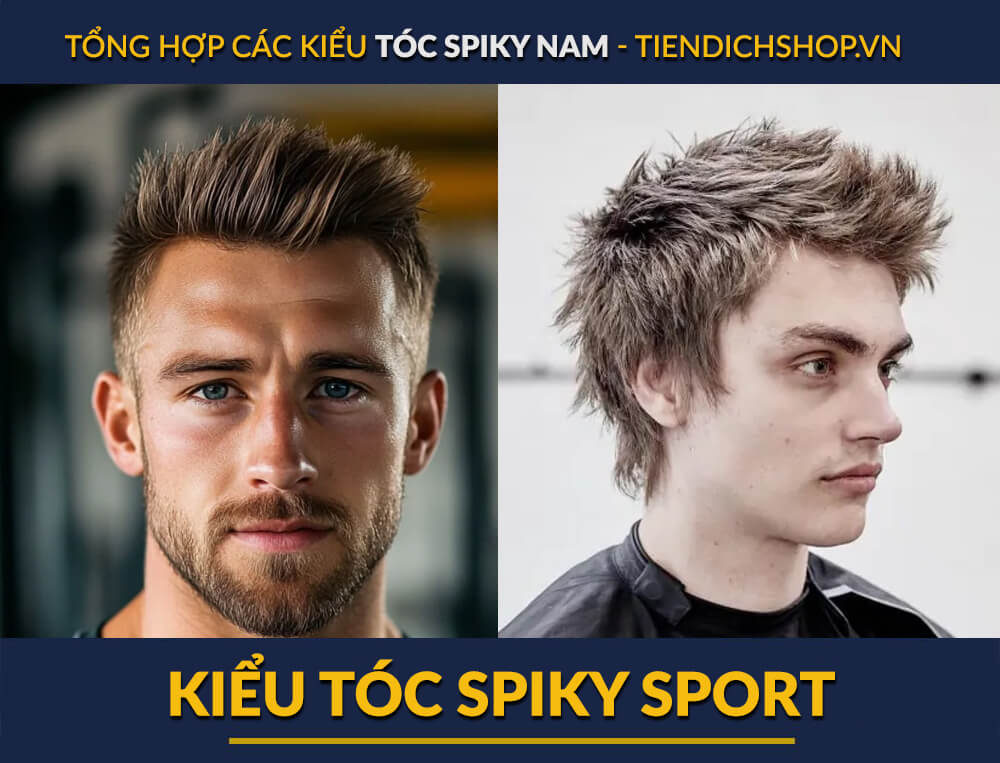 Kiểu tóc Spiky Sport