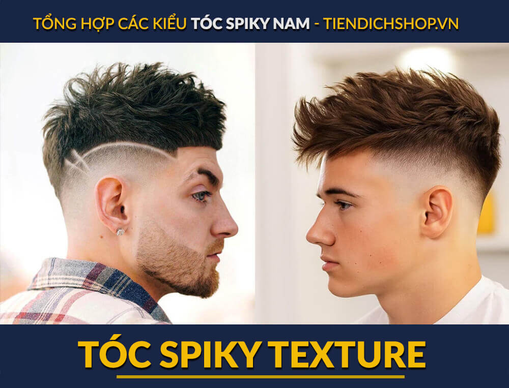 Kiểu tóc Spiky Texture