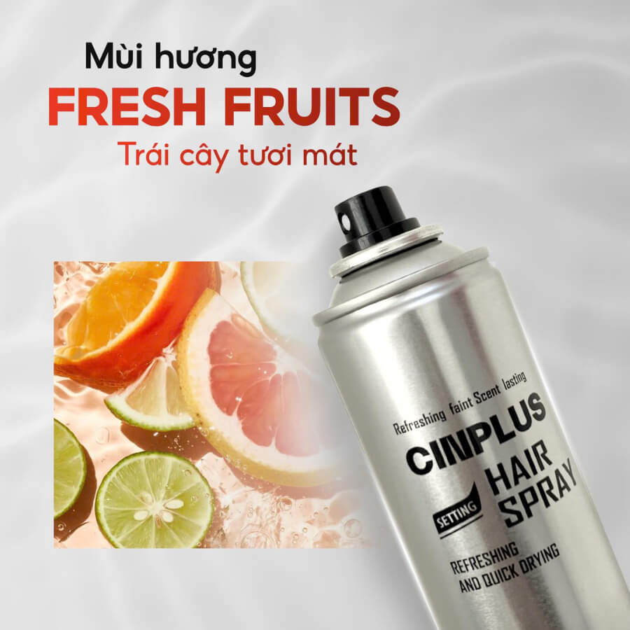 Gôm xịt tóc nam giá rẻ Cinplus 150ml 