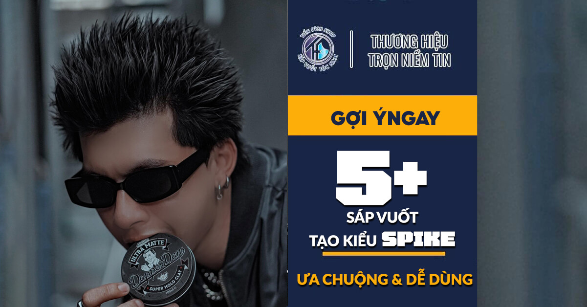 Sáp vuốt Vx 88 nạp rút siêu tốc Spike tóc ngắn